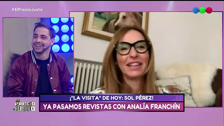 El Precio Justo: Analía Franchin le hace preguntas a Sol Perez - Fuente: Telefe