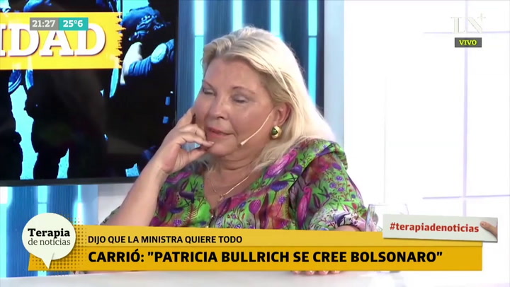 Luego de compararla con Bolsonaro, Patricia Bullrich le contestó a Carrió