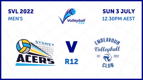 3 July - Sydney Volleyball League - R12 - Sydney Acers v Endeavour