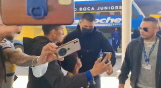 Riquelme viajó con Boca a Córdoba