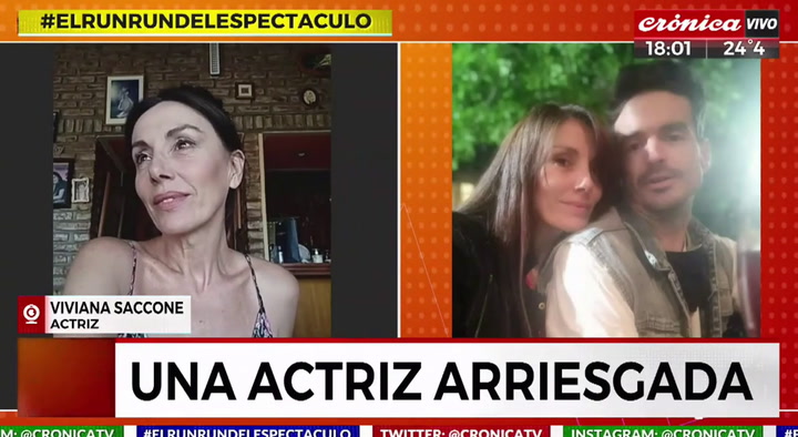 Viviana Saccone habló de su nuevo novio - Fuente: Crónica TV