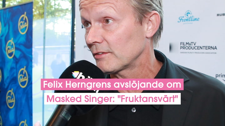 Felix Herngrens avslöjande om Masked Singer: "Fruktansvärt"