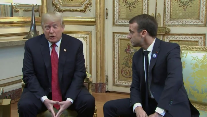 Arremetida de Trump contra Macron enfría relación entre ambos - Fuente: AFP
