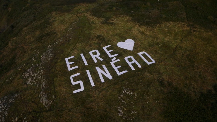 Sinead O'Connor: Hillside tribute unveiled close to town where singer will be buried