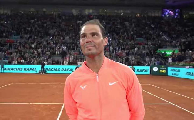 La derrota y emotiva despedida de Rafa Nadal en Madrid    