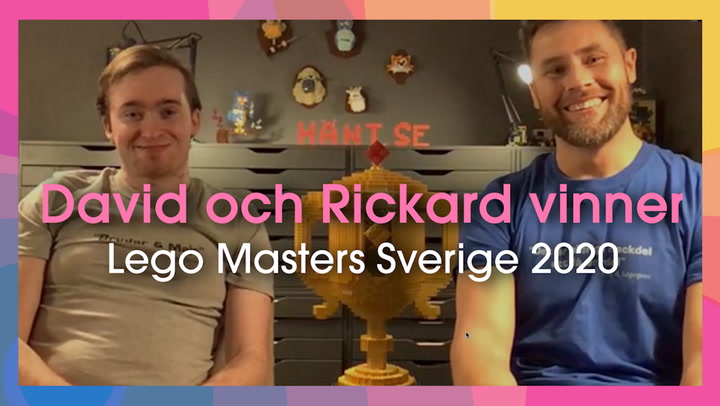 David och Rickard vinner Lego Masters Sverige 2020