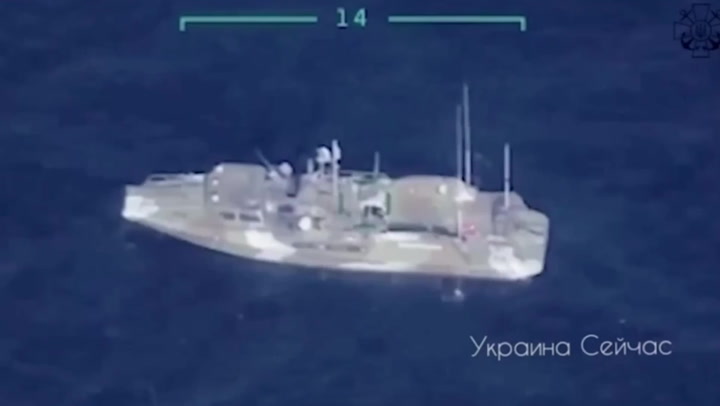 Ukraine's armed forces claim to have destroyed Putin's 'Raptor' parade boat