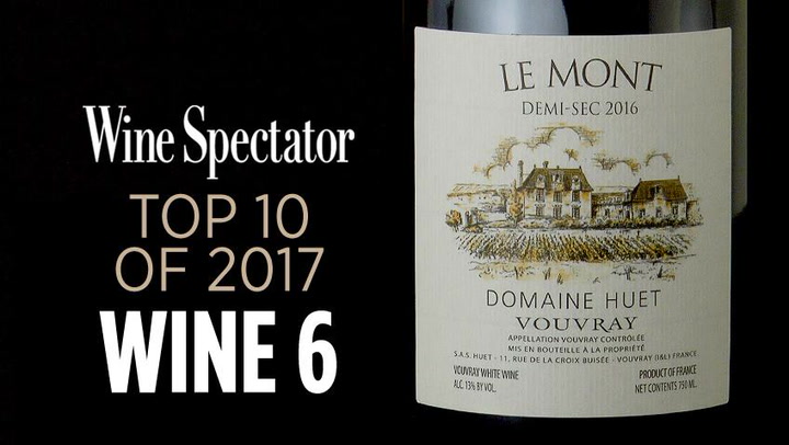 Top 10 of 2017 Revealed: #6 Domaine Huët Vouvray Demi-Sec Le Mont 2016