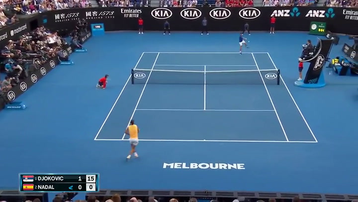 Los mejores puntos de la final del Abierto de Australia entre Djokovic y Nadal - Fuente: Australian 