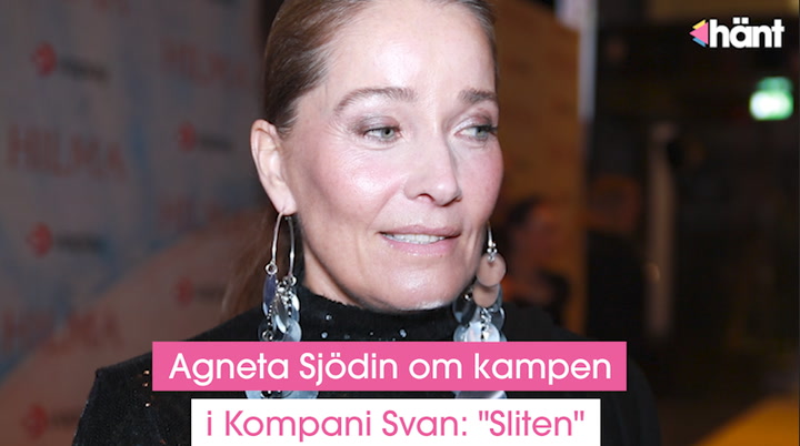 Agneta Sjödin om Kompani Svan: ”Blev sliten"