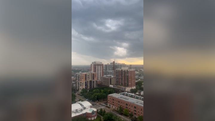 Warning sirens go off as multiple tornadoes touch down near Chicago