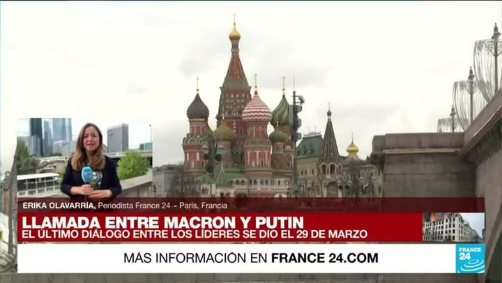  Macron y Putin sostienen nueva conversación sobre Ucrania