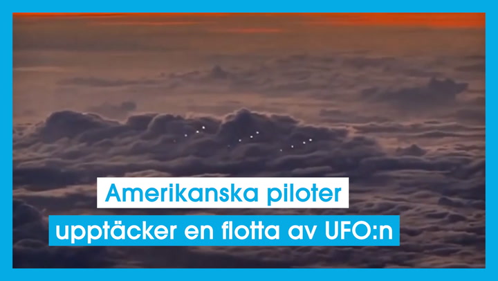 Amerikanska piloter upptäcker en flotta av UFO:n