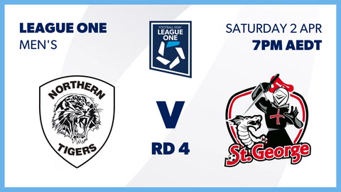 2 April - FNSW League one Mens - Round 4 - Northern Tigers FC v St George FC