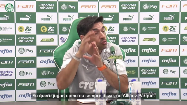 Abel Ferreira dispara: "Como é possível não jogarmos no Allianz Parque?"