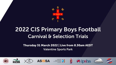 NSW CIS Primary Boys Football Selection Carnival