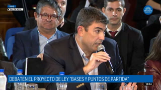 Ley Bases. "El gobernador Ziliotto no tiene muchas ganas de conversar conmigo", el cruce entre Francos y un senador peronista de La Pampa