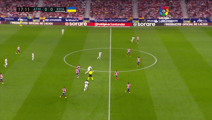 Gol de Rodrygo (0-1) en el Atlético de Madrid - Real Madrid