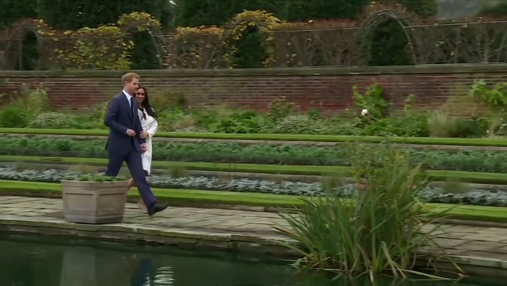 El príncipe Harry y Meghan Markle, en su primera aparición oficial como pareja