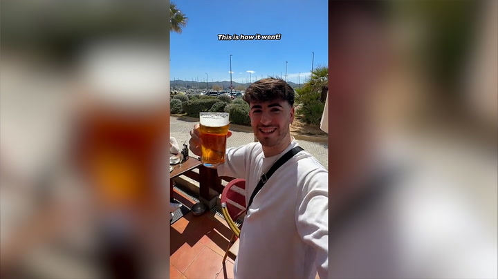 Brit pays for flight to Ibiza and buys pint there for less than cost of crate of beer
