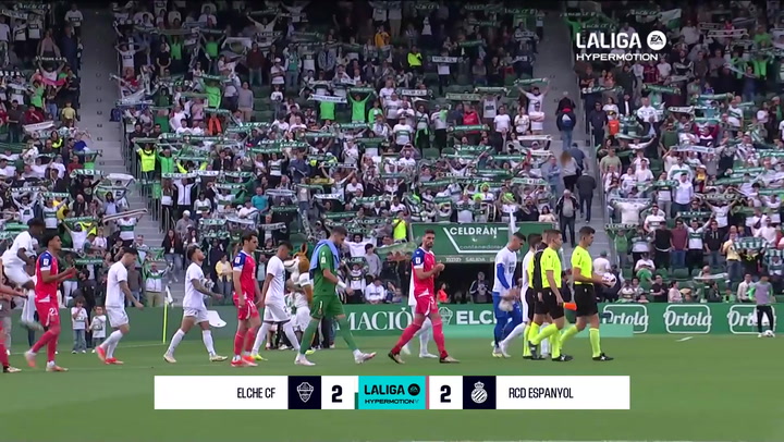 Elche 2-2 Espanyol: resumen y goles | LaLiga Hypermotion (J37)