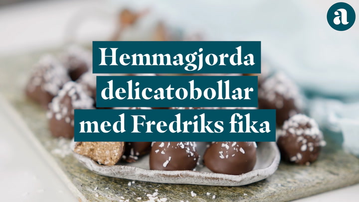 Hemmagjorda delicatobollar med Fredriks fika