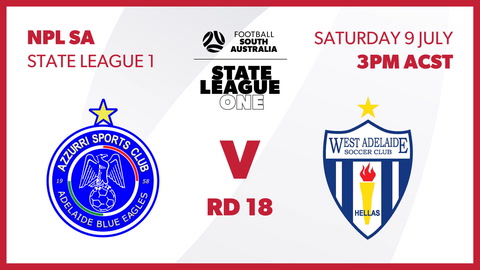 Adelaide Blue Eagles - NPL SA v West Adelaide - NPL SA 2