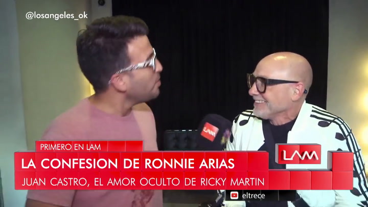 Ronnie Arias dio detalles de la relación entre Ricky Martin y Juan Castro