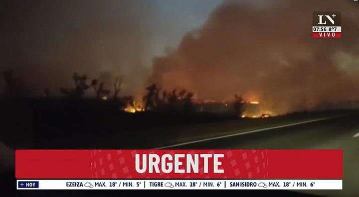 Alarmante situación en Rosario por el humo