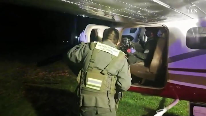 Secuestran otro avión que llevaba cocaína a Uruguay
