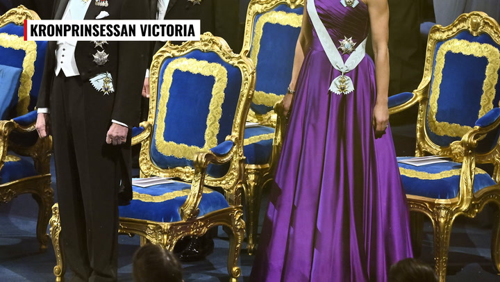 WOW! Första bilderna på Victoria, Silvia & Sofias Nobelklänningar