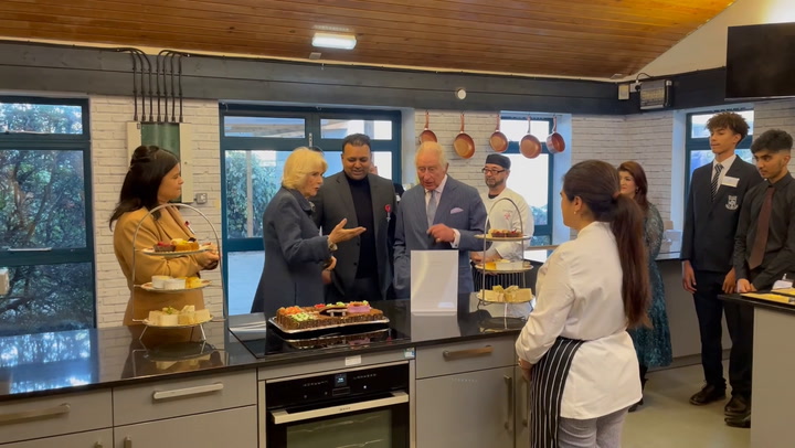 King and Queen Consort visit Harrow community kitchen for Christmas