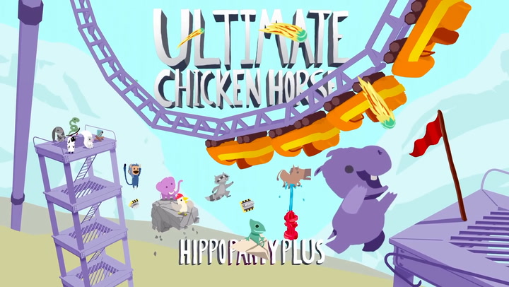 Ultimate Chicken Horse - Hippo-Party-Plus Update PS4