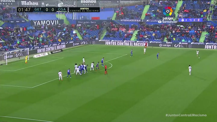 Gol de Chimy Ávila (0-1) en el Getafe 2-1 Osasuna