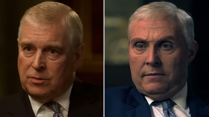 How Prince Andrew Scoop 'sweat' scene compares to real Newsnight interview