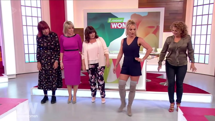 Britney Spears teaches Loose Women panelists how to dance