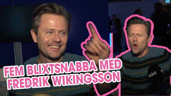 Fem blixtsnabba med Fredrik Wikingsson