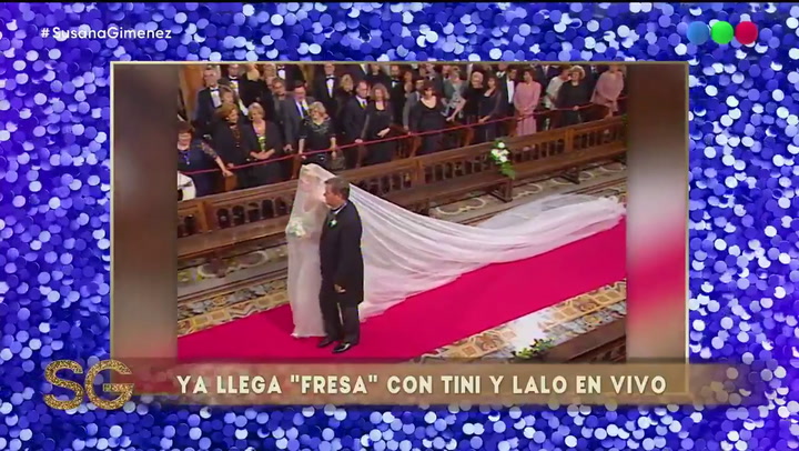 Valeria Mazza recordó su casamiento junto a Susana Giménez - Fuente: Telefé
