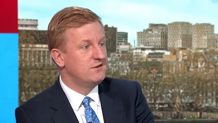 Oliver Dowden 'totally confident' in Tories as he is shown challenging polls