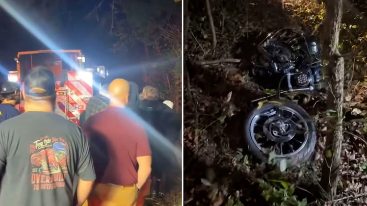 Motorcyclist found alive in ditch three days after heading to McDonald's