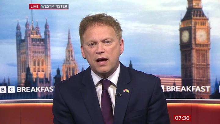 ‘It’s a stunt, they are doing it for effect’, says Grant Shapps over train strikes