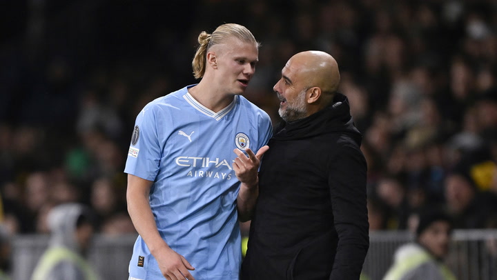 Man City's Erling Haaland isn't judged on how many goals he scores, insists Guardiola