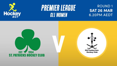 25 March - Womens - St Patrick's Hockey Club v Old Canberrans Hockey Club