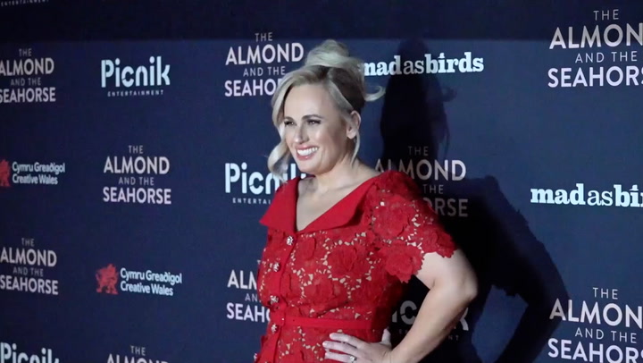 Rebel Wilson dazzles in red dress at UK premiere of The Almond and the Seahorse