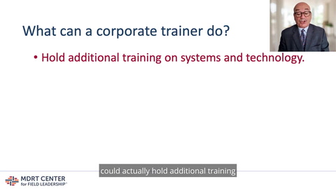 Is it time to add a corporate trainer?