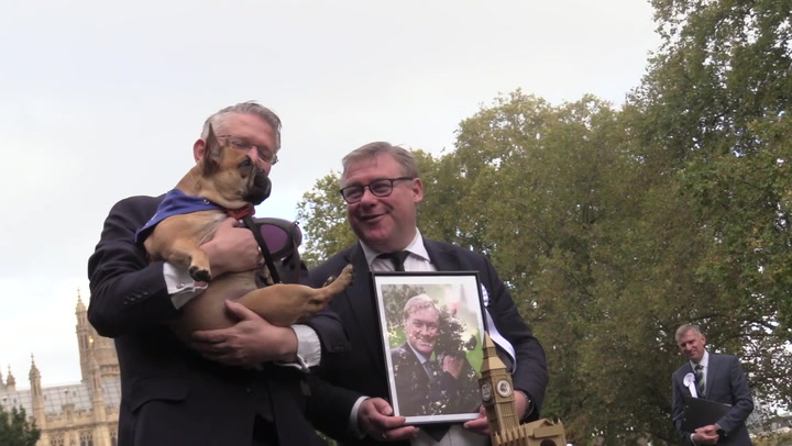 Sir David Amess' bulldog Vivienne wins Westminster Dog of the Year