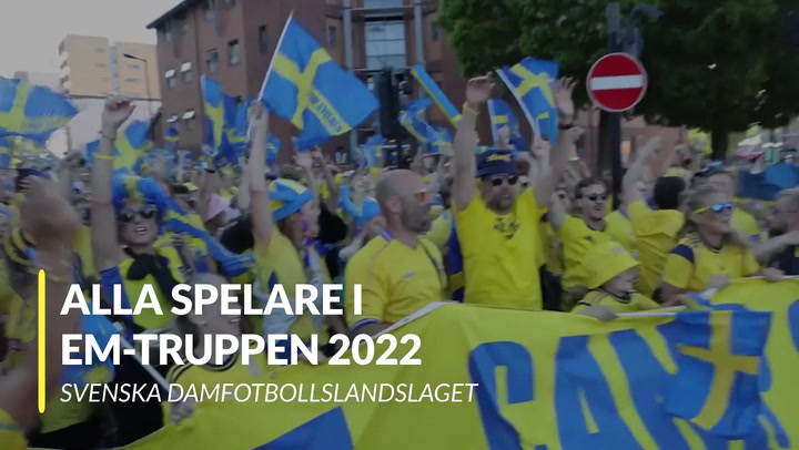 Svenska damfotbollslandslaget – här är EM-truppen 2022