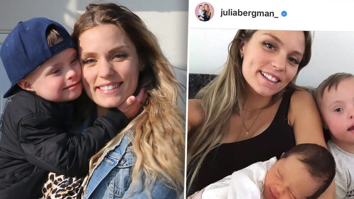 Julia Bergmans nya barnbesked – en månad efter förlossningen