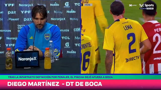 Martínez tras la eliminación de Boca
