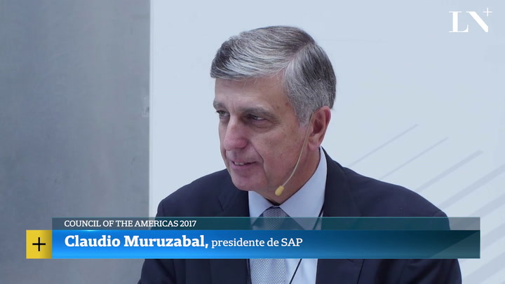 Claudio Muruzabal, presidente de SAP, en el Council of the Americas 2017
